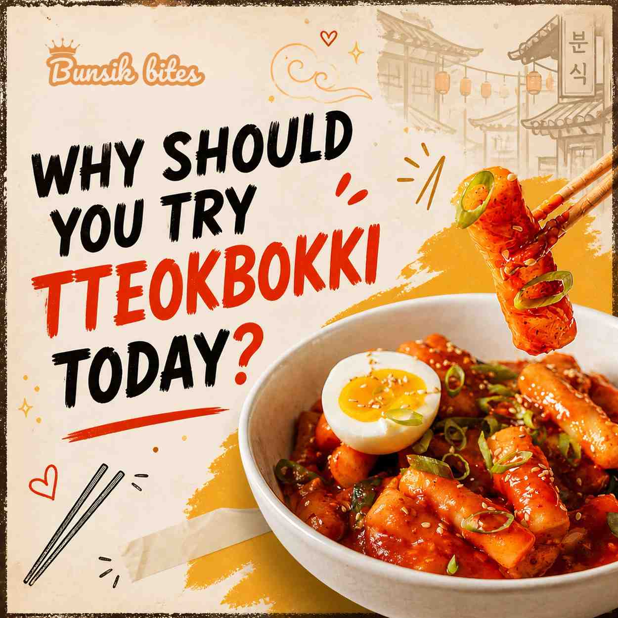Tteokbokki in gochujang sauce